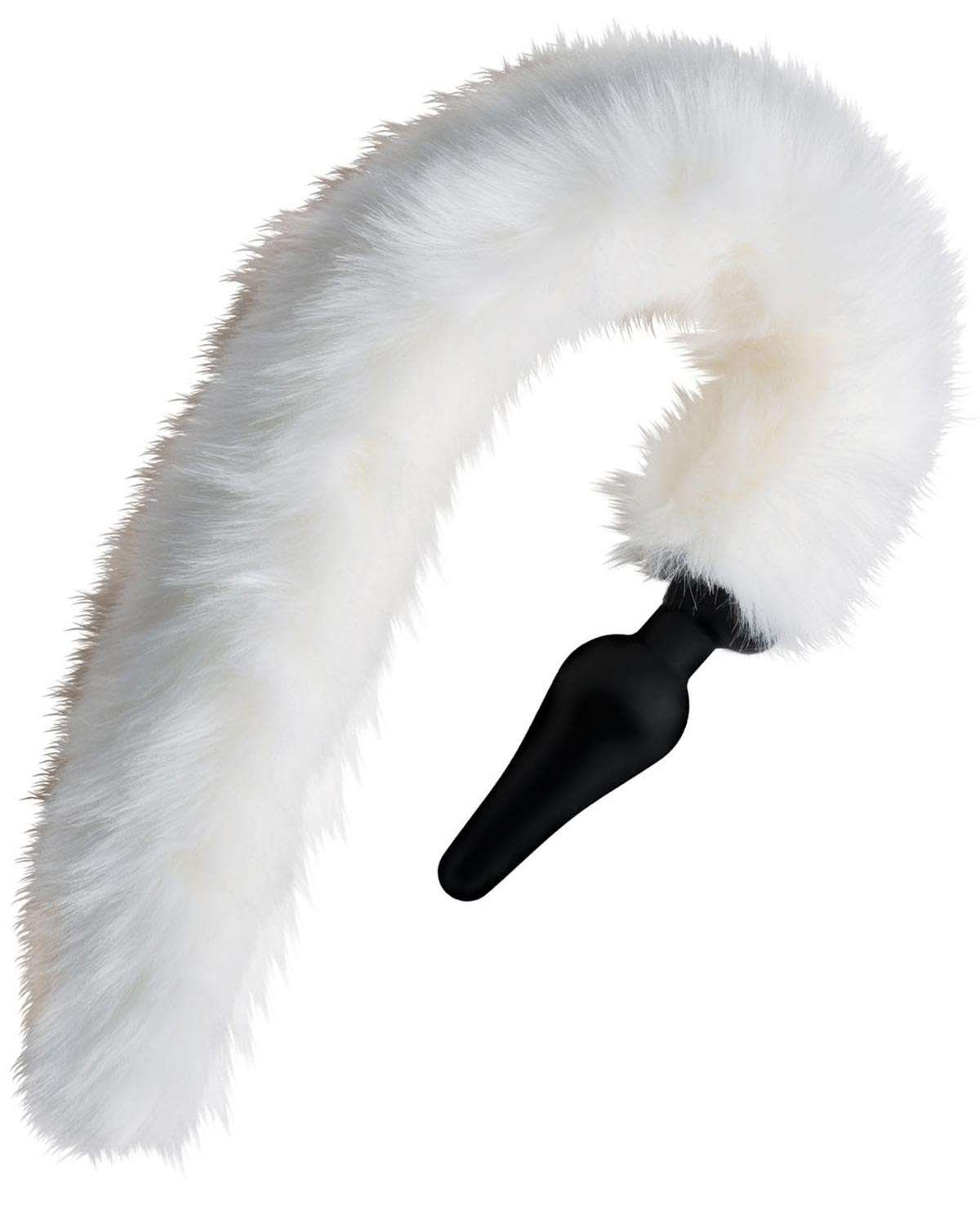 Tailz White Fox Tail Silicone Anal Plug And Ears Set Naughty Delight