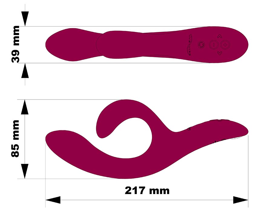 We-Vibe Nova 2 Measurements