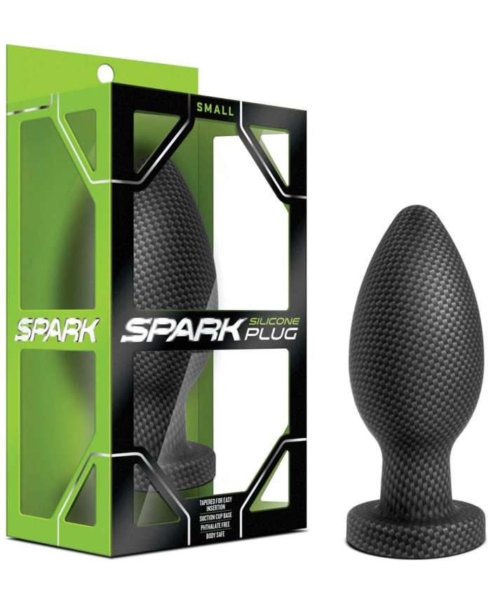 Blush Spark Silicone Carbon Fiber Anal Butt Plug