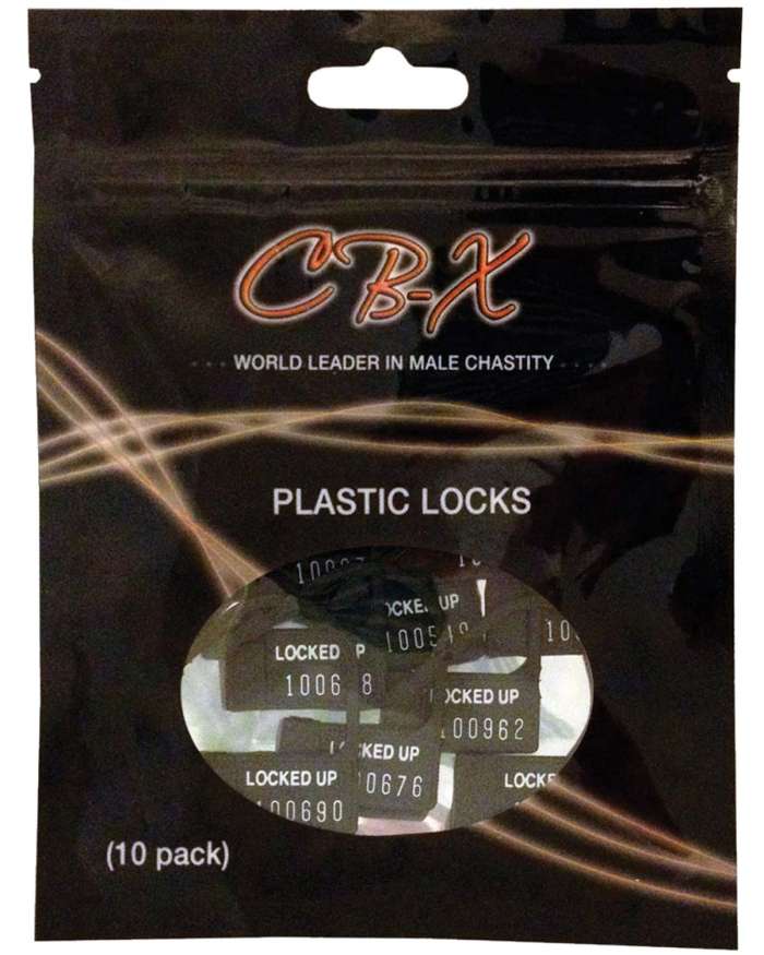 CB-X Plastic Cock Cage Lock - Pack of 10