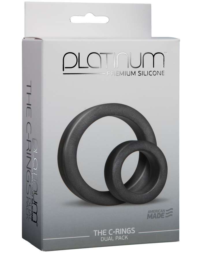 Doc Johnson Platinum Silicone C Rings Set