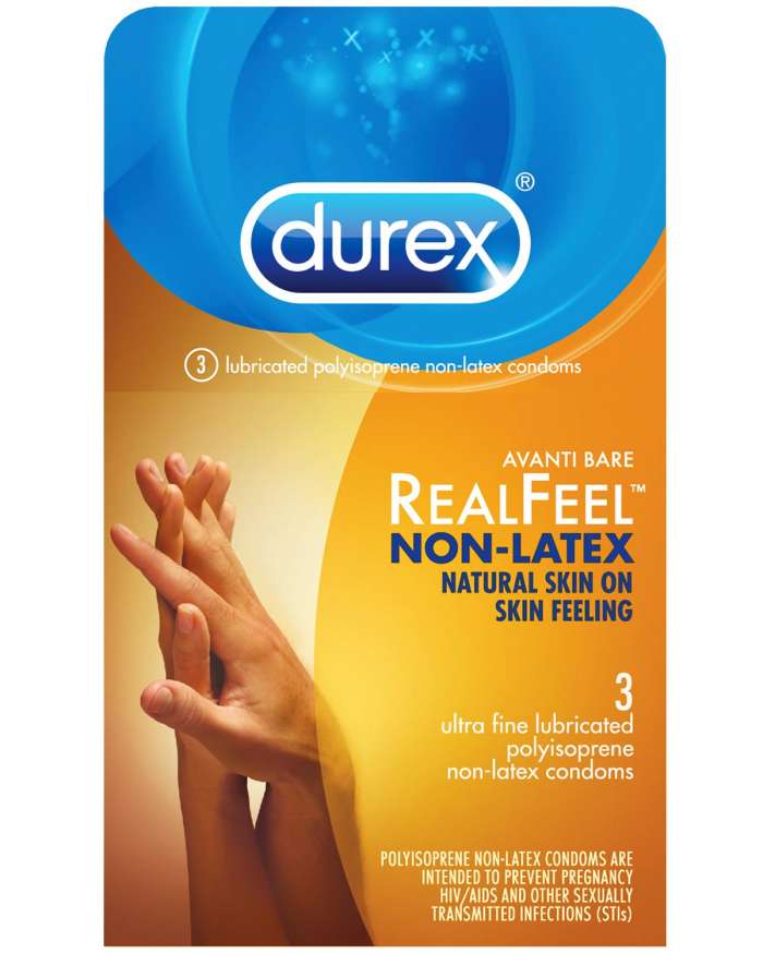 Durex Avanti Bare Real Feel Non-Latex Polyisoprene Lubricated Condoms