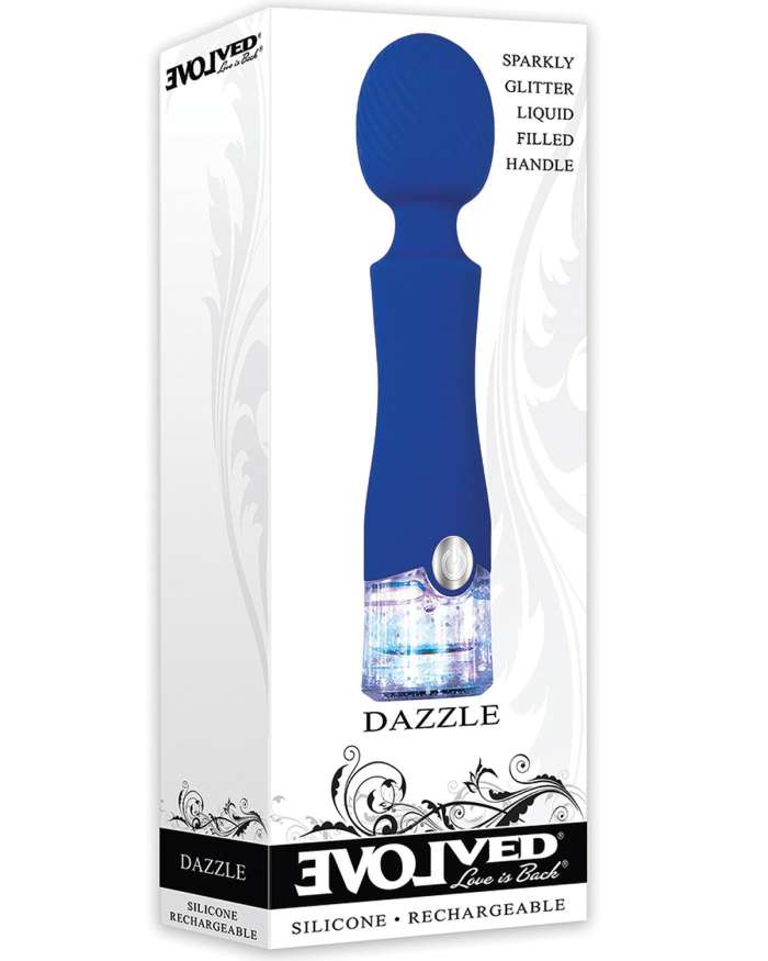 Evolved Dazzle Glitter Handle Vibrator