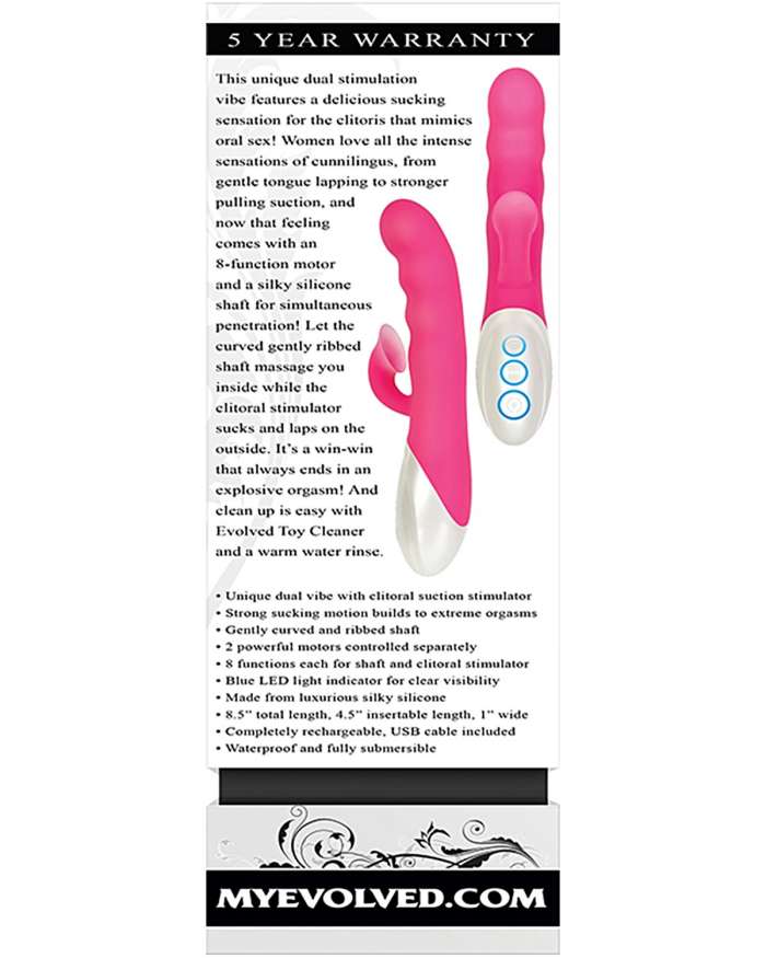 Evolved Instant-O G-Spot Vibrator with Suction