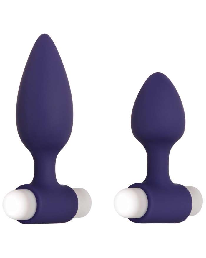 Evolved Dynamic Duo Vibrating Anal Butt Plugs