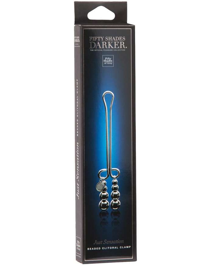 Fifty Shades Darker Just Sensation Beaded Clitoral Steel Clamp