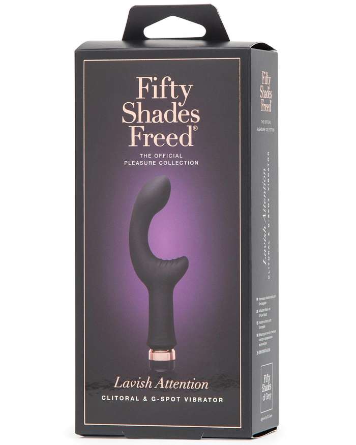 Fifty Shades Freed Lavish Attention Rechargeable Clitoral and G-Spot Vibrator