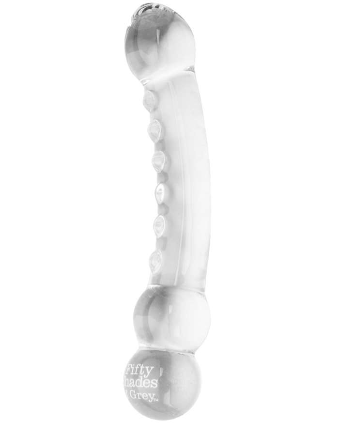 Fifty Shades of Grey Drive Me Crazy Glass Massage Dildo Wand
