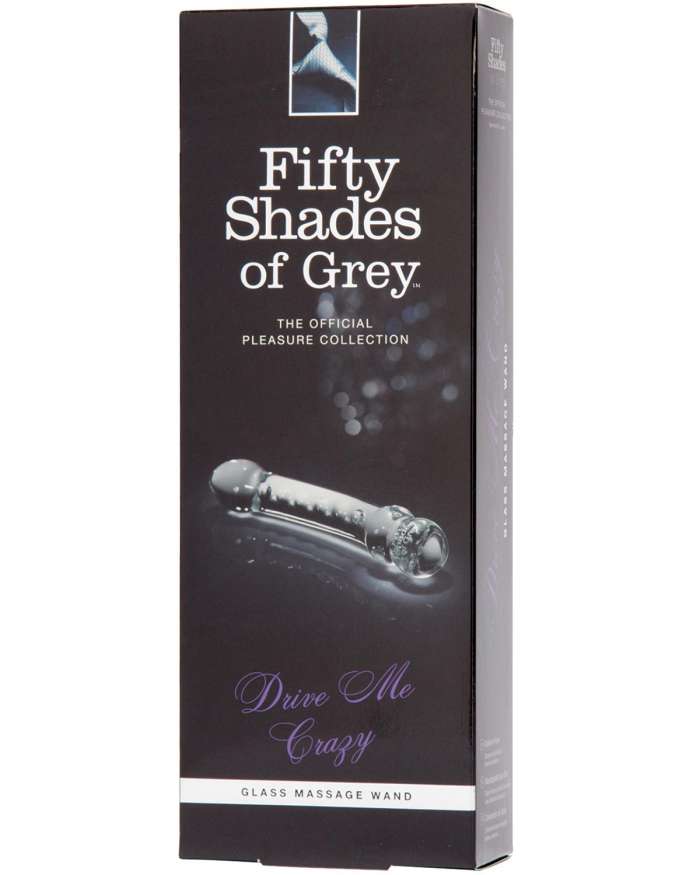 Fifty Shades of Grey Drive Me Crazy Glass Massage Dildo Wand