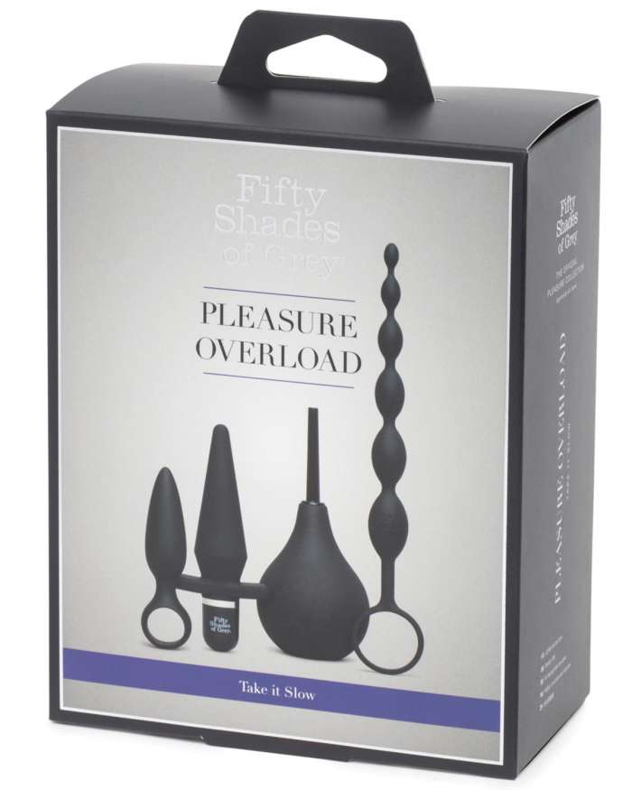 Fifty Shades of Grey Pleasure Overload Take it Slow Anal (Bundle of 4)