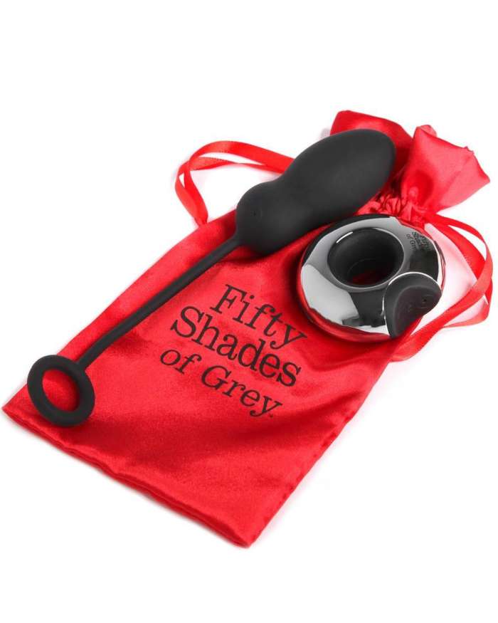 Fifty Shades of Grey Relentless Vibrations USB Rechargeable Remote Control Egg