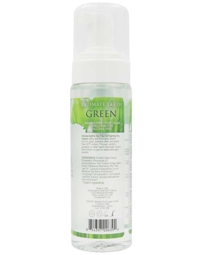 Intimate Earth Green Foaming Tea Tree Oil Toy Cleaner