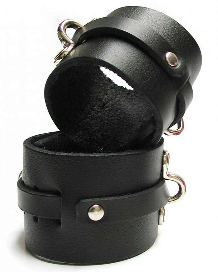 Kinklab Bondage Basics Leather Ankle Cuffs