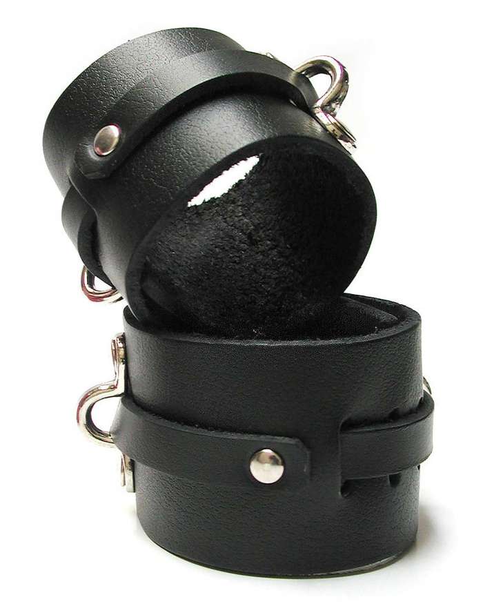 Kinklab Bondage Basics Leather Wrist Cuffs