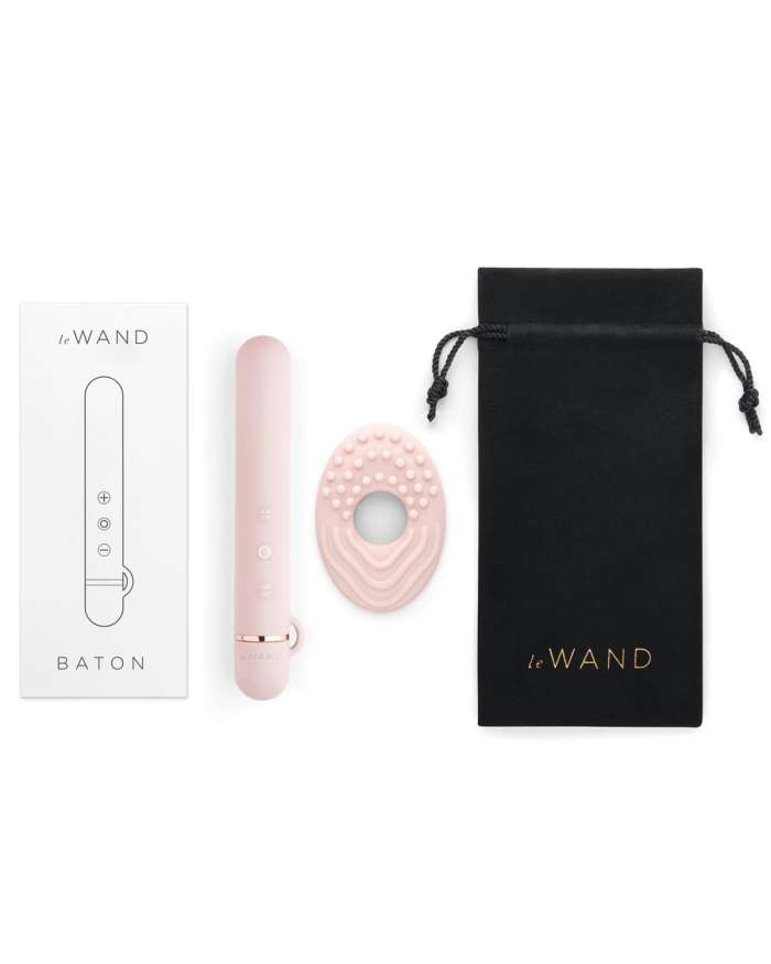 Le Wand Baton Vibrator with Textured Ring