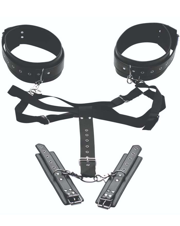 Master Series Acquire Easy Access Wrist & Thigh Cuffs Harness