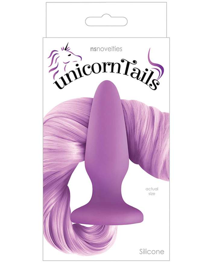 NS Novelties Unicorn Long Tails Silicone Butt Plug