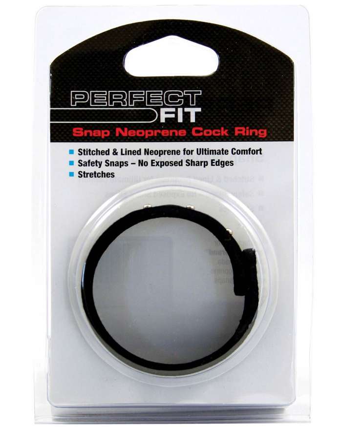 Perfect Fit Neoprene Snap Cock Ring
