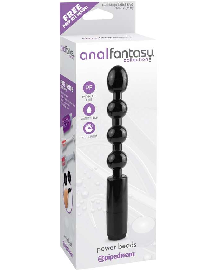 Pipedream Anal Fantasy Collection Vibrating Power Anal Beads