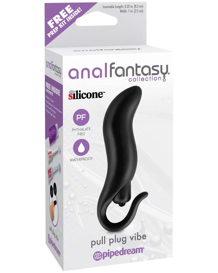 Pipedream Anal Fantasy Collection Silicone Pull Butt Plug Vibe