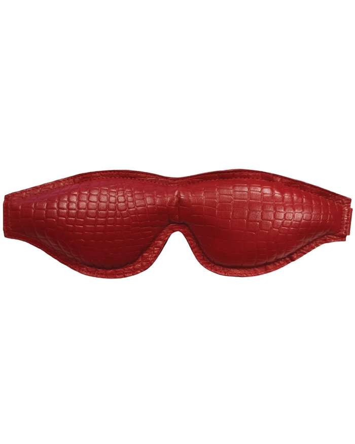 Rouge Large Padded Leather Blindfold