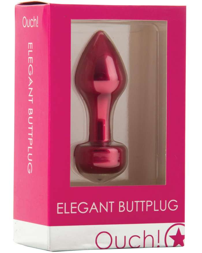 Shots Ouch Elegant Butt Plug with Crystal Base