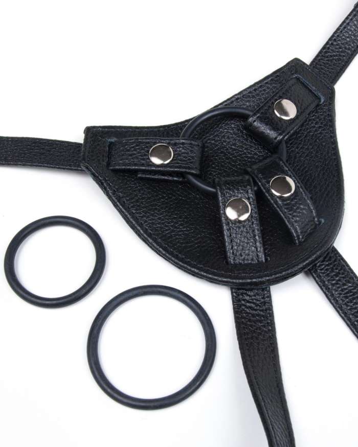 Stormy Leather Terra Firma Dee Strap-On Harness with D-Rings