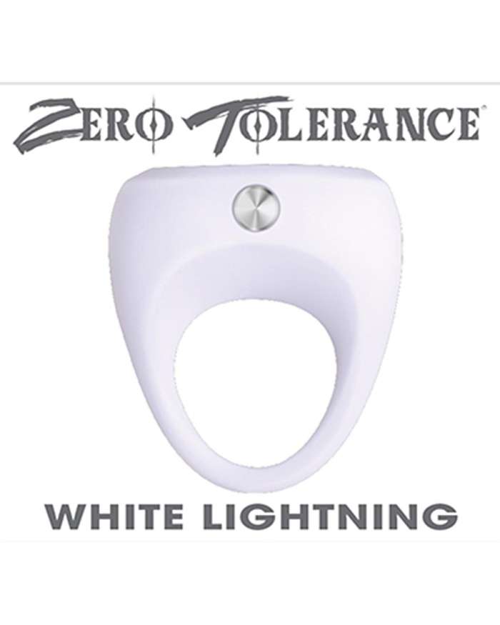 Zero Tolerance White Lighting Vibrating Cock Ring