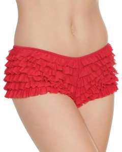 Coquette Ruffle Back Bow Booty Shorts