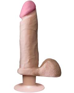 Doc Johnson Realistic Cock Vibrating UltraSkyn 8" Dildo
