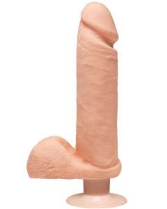 Doc Johnson The D "Perfect D" Vibrating UltraSkyn 8" Dildo