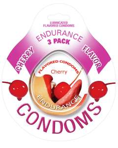 Hott Products Endurance Lubricated Flavored Latex Condoms