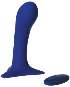 Evolved Blue Dream Harness-Compatible Vibrator with Remote