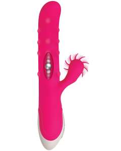 Evolved Love Spun Vibrator with Beads & Spinning Stimulator