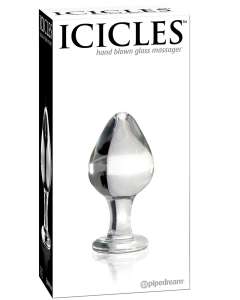 Icicles No. 25 Hand Blown Glass Butt Plug