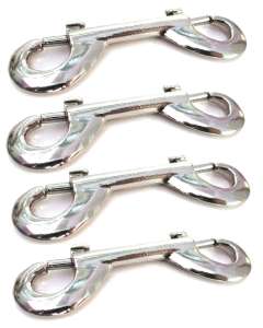 KinkLab Nickel Plated Snap Hooks (Pack of 4)