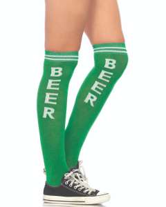 Leg Avenue Beer Time Athletic Knee High Socks