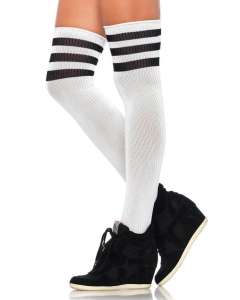 Leg Avenue Athletic Ribbed Thigh Highs