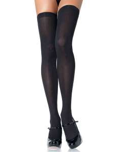 Leg Avenue Opaque Nylon Thigh Highs