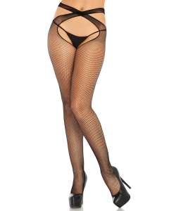 Leg Avenue Wrap Around Crotchless Tights