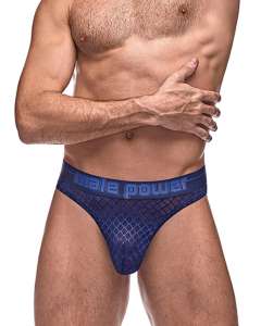 Male Power Diamond Mesh Bong Male Thong