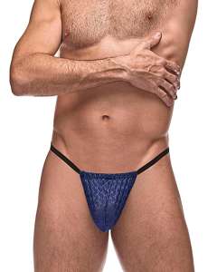 Male Power Diamond Mesh Posing Strap