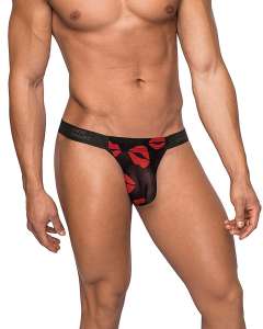 Male Power Kiss Me Stretch Mesh Micro Thong
