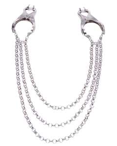 Master Series Affix Triple Chain Nipple Clamps