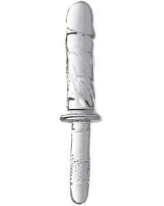 Master Series Brutus Glass Dildo Thruster