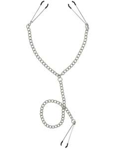 Master Series Nipple to Clit Tweezer Clamp Set