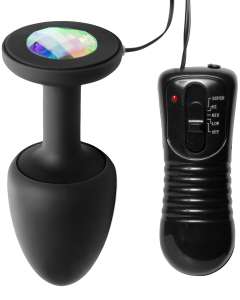 Master Series Paragon Gem Accented Vibrating Anal Plug