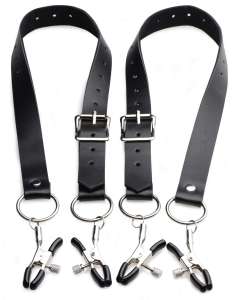 Master Series Spread Labia Spreader Straps with Clamps