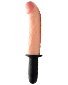 Master Series The Curved Dicktator Vibrating Giant Dildo Thruster