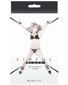 NS Novelties Sinful Bed Restraint Straps